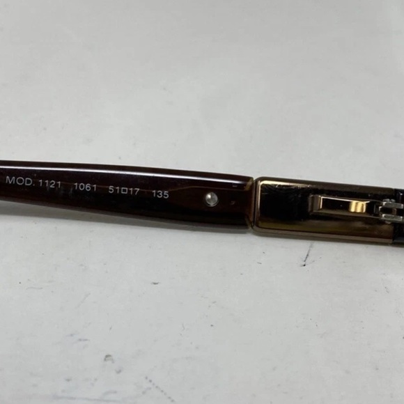 Versace MOD 1121 1061 51-135 Bronze/Brown Full Rim Eyeglass Frame.
